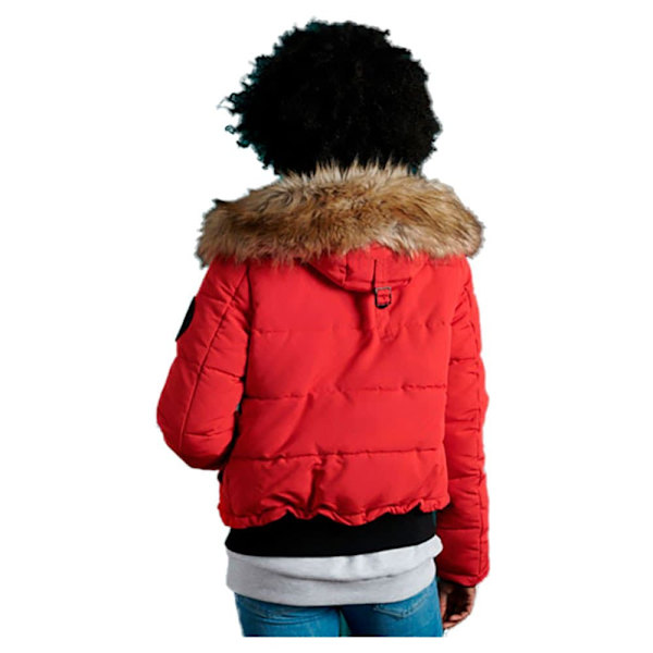 Superdry Bomber Takki Everest Punainen L Nainen
