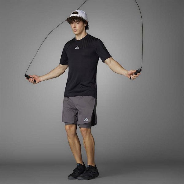 Adidas Hiit Airchill Workout T-shirt Med Korte ærmer  M Mand