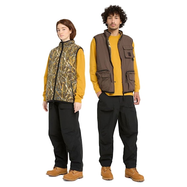 Timberland Reversible Utility Aop Vest Brun 3XL Mand