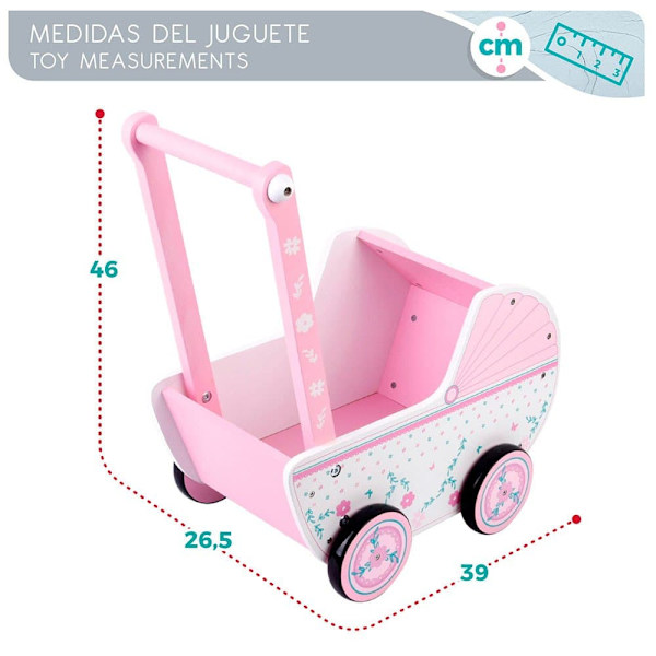 Woomax Troldukkevogn Rosa 3 Years