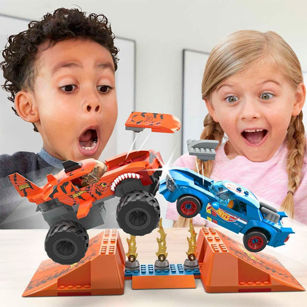 Mega Construx Spor Tiger Shark Monster Trucks Gylden