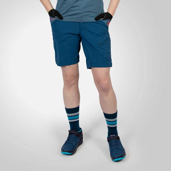 Endura Shorts Med Sämskskinn Hummvee Lite Blå XS Kvinna
