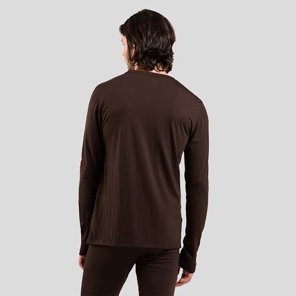 Odlo Merino 160 Långärmad Baslager Brun M Man