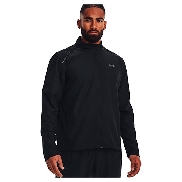 Under Armour Regnjakke Storm Run Sort L Mand