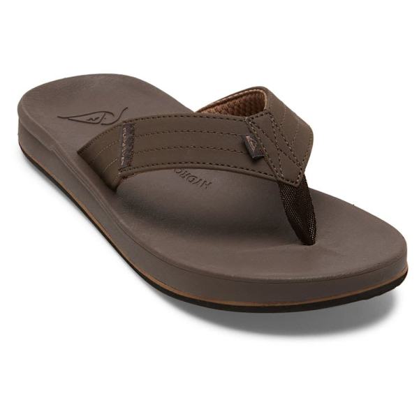Quiksilver Klipklapper Rivi Iii Brun EU 44 Mand