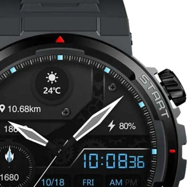 Zeblaze Ares 3 Plus Smartur Sort
