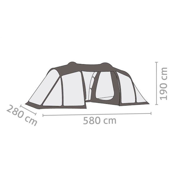Salewa Tält Midway Vi Grönt 6 Places