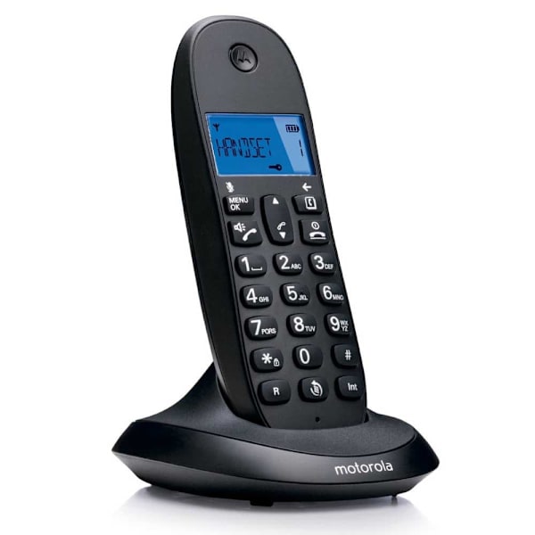 Motorola Trådløs Fastnettelefon C1001lb+ Sort Sort