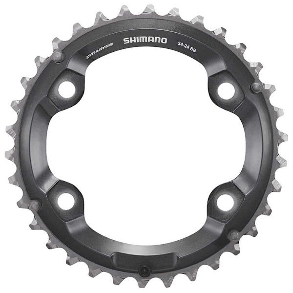 Shimano Kæderring M8000 34/24 Double Sort 34t