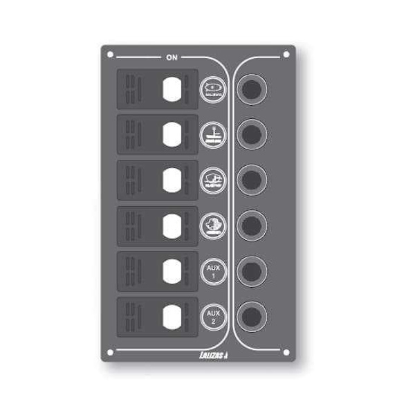 Lalizas Waterproof Switch Sp Offshore Grå 6