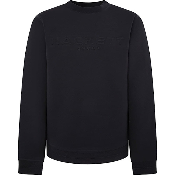 Hackett Embossed Sweatshirt Sort L Mand