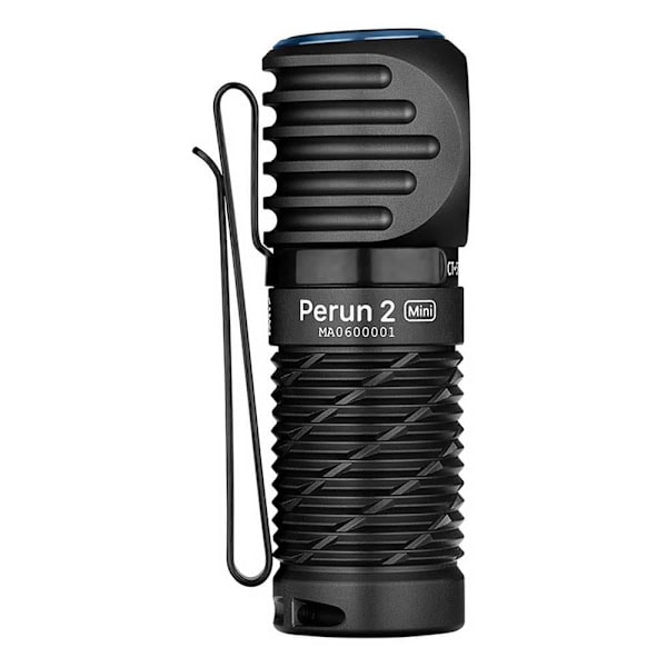 Olight Rød Led Lommelygte Perun 2 Mini Sort 1100 Lumens