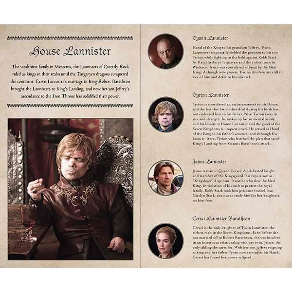 Insight House Lannister 21 Cm Game Of Thrones Notebook Röd