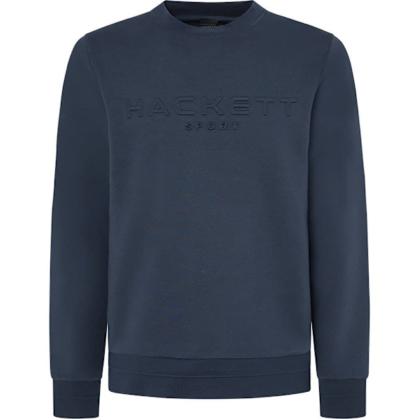 Hackett Embossed Sweatshirt Blå L Mand