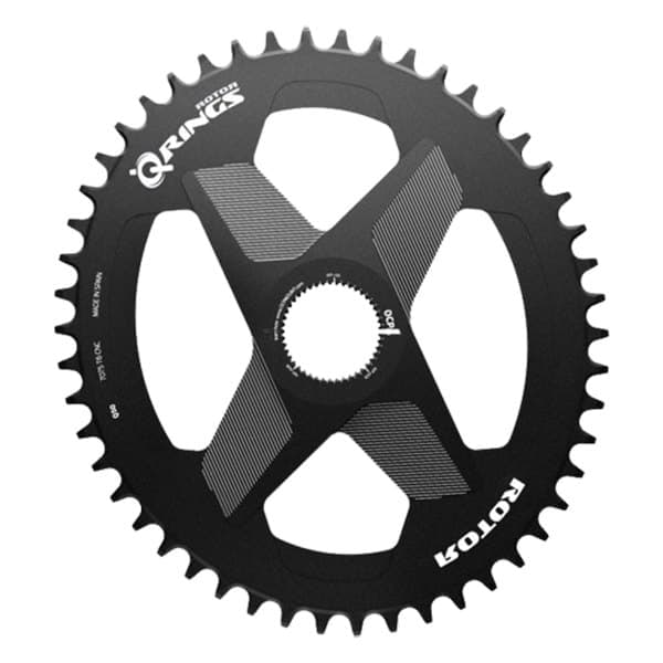 Rotor Q Rings 1x Universal Direct Mount Kedjehjul Silver 52t