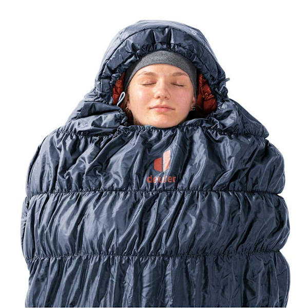 Deuter Sovepose Exosphere 0° Sl Blå Short / Left Zipper