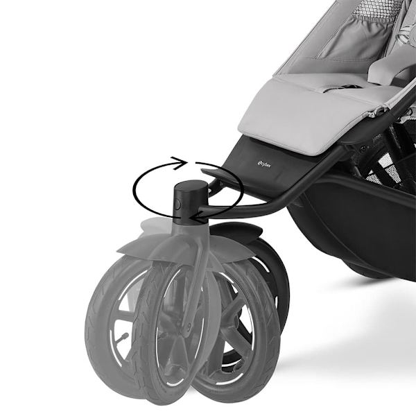 Cybex Avi Spin Trehjuling Barnvagn Grå