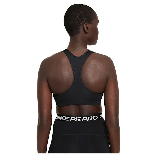 Nike Dri Fit Swoosh Bh Svart XS Kvinna