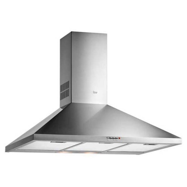 Teka Pyramidformad Dekorativ Huva Dbb 90 90 Centimeter Silver