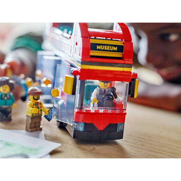 Lego Red Double Decker Tourist Bus Byggespil