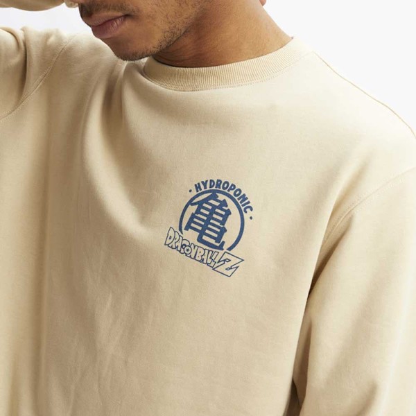 Hydroponic Sweatshirt Dbz Comic Beige S Mand