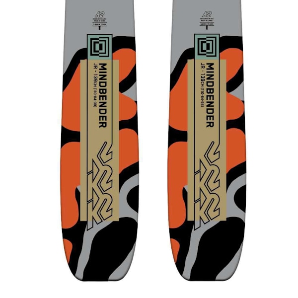 K2 Ungdoms Alpina Skidor Mindbender+fdt 7.0 L Plate Flerfärgad 139