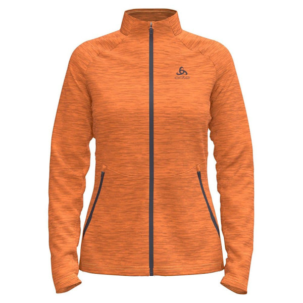 Odlo Essentials Cw 200 Fleecejacka Med Dragkedja Orange XS Kvinna