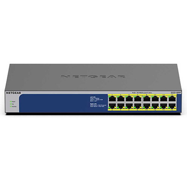 Netgear 16 Port Gigabit 260w Switch Sort