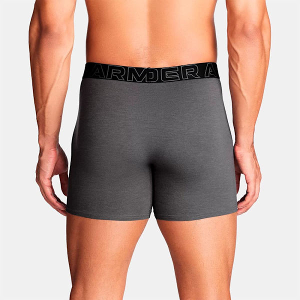 Under Armour Performance Cotton 6´´ Boxers 3 Enheder Grå M Mand