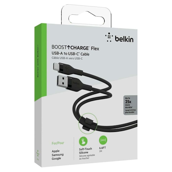 Belkin Usb-c Kabel Cab008bt2mbk 2 M Sort