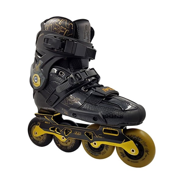 Krf Inline Skøjter Freeskate 4x80 Angel High Carbon Sort EU 42