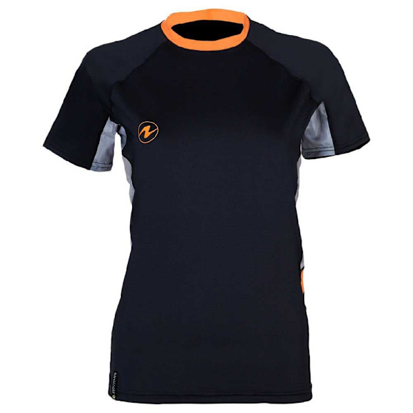 Aqualung Lyhythihainen Nainen Rashguard Lf Musta S