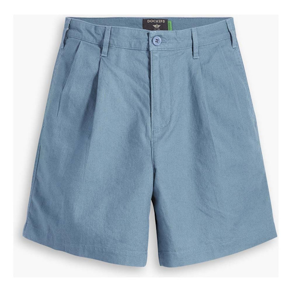 Dockers Shorts Pleated Original Blå 29 Kvinde
