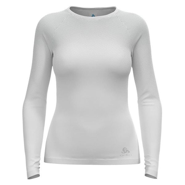 Odlo Crew Performance Light Eco Langærmet Baselayer Hvid XL Kvinde