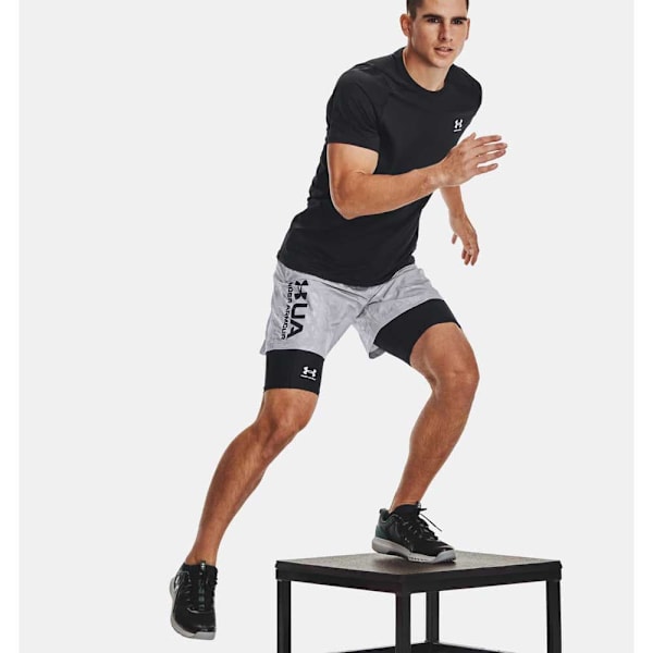 Under Armour Kompression Lange Shorts Heatgear Sort XL / Regular Mand