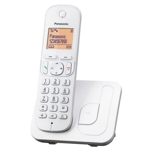 Panasonic Trådløs Fastnettelefon Dect Lcd 1.6´´ Hvid Hvid
