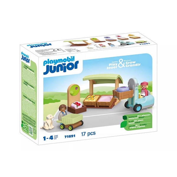 Playmobil Eco Stand Och Gaffeltruck Konstruktion Spel 123
