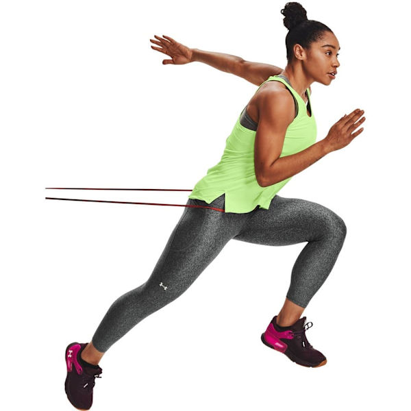 Under Armour Korta Leggings Med Hög Midja Heatgear® Grå XS / Regular Kvinna