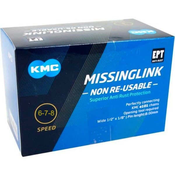 Kmc Missinglink Ept 6-8s 40 Enheter Silver 7.3 mm