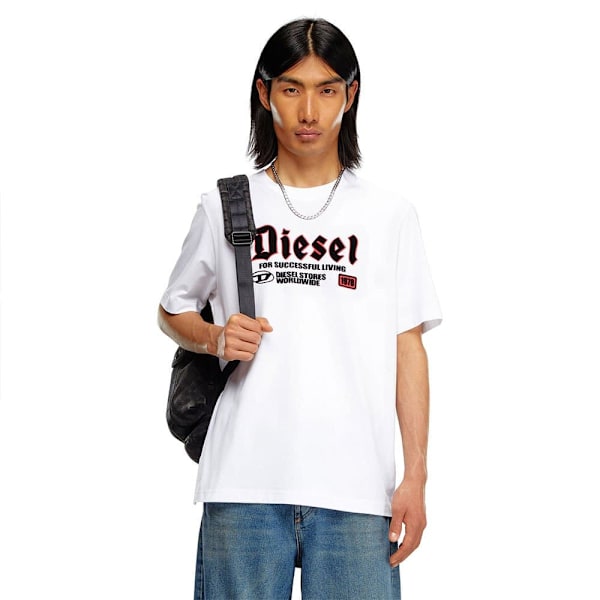 Diesel T Adjust K1 T-shirt Med Korte ærmer Hvid XL Mand