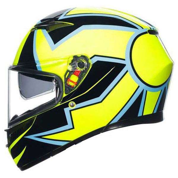 Agv Fuld Ansigtshjelm K3 E2206 Mplk Gul M