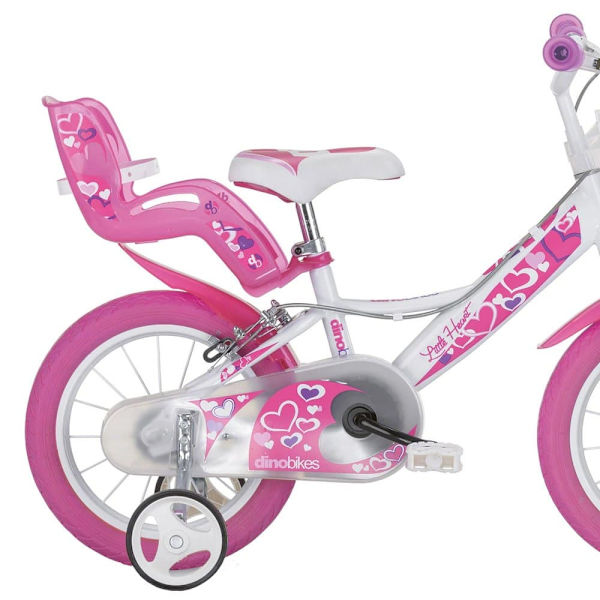 Dino Bikes Hearts 14´´ Cykel Vit 4-6 Years Pojke