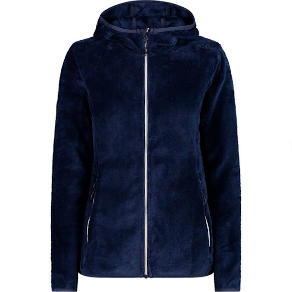 Cmp Fleece Med Huva Jacket 38p1546 Blå M Kvinna