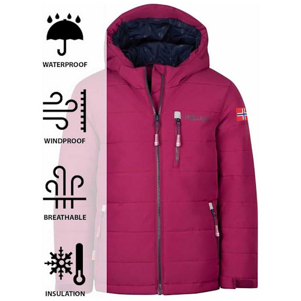 Trollkids Hemsedal Xt Jacka Lila,Rosa 140 cm Pojke