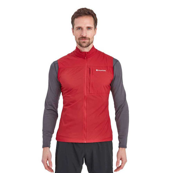 Montane Vest Feather Lite Rød L Mand