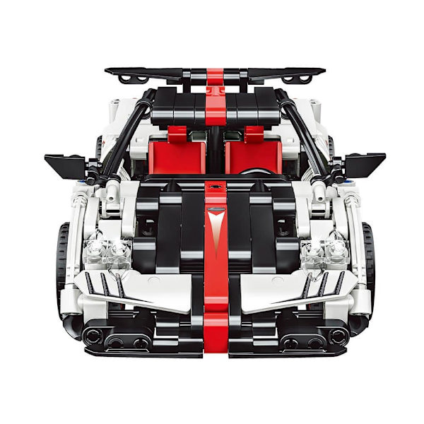 Giros Konstruktionsspel Technic Racing Car Pullback Silver