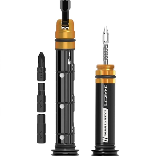 Lezyne Monikäyttötyökalu Bar Plug Dual Insert Kultainen M