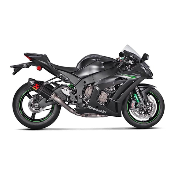 Akrapovic Full Line -järjestelmä Racing Steel&carbon Zx-10r 16-18 Ref:s-k10r9-zc Hopeinen