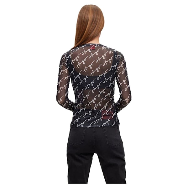 Hugo Långärmad T-shirt Diralina 3 10238470 Brun M Kvinna