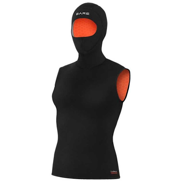 Bare Hættevest Kvinde Ultrawarmth 7/3 Mm Mm Sort 14
